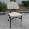 TC- (3) Chaise moderne en tissu teslin / chaise à manger en textile
